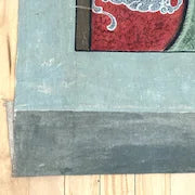 Very Large Vintage Hand Painted Chinese Ancestor Portrait on Canvas
