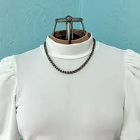 Victorian 10k Rose Gold Chunky Link Chain Necklace 20”