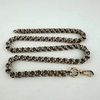 Victorian 10k Rose Gold Chunky Link Chain Necklace 20”