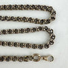 Victorian 10k Rose Gold Chunky Link Chain Necklace 20”