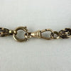 Victorian 10k Rose Gold Chunky Link Chain Necklace 20”