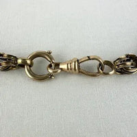 Victorian 10k Rose Gold Chunky Link Chain Necklace 20”