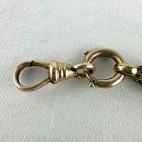 Victorian 10k Rose Gold Chunky Link Chain Necklace 20”