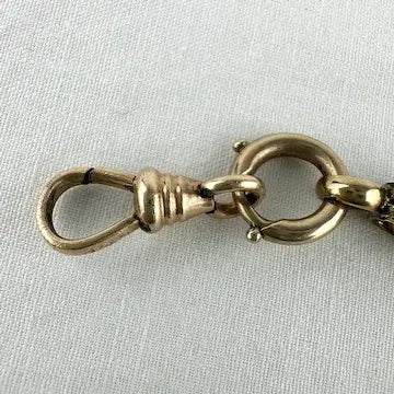 Victorian 10k Rose Gold Chunky Link Chain Necklace 20”