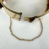 Victorian 14k Gold & Diamond Hinged Bracelet