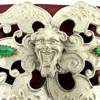 Victorian Belt with Devil & Vauxhall Glass Buckle