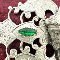 Victorian Belt with Devil & Vauxhall Glass Buckle