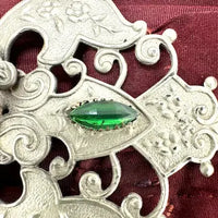 Victorian Belt with Devil & Vauxhall Glass Buckle