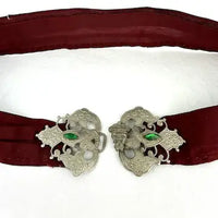 Victorian Belt with Devil & Vauxhall Glass Buckle