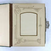 Victorian Blue Velvet Photo Album - Empty