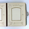 Victorian Blue Velvet Photo Album - Empty