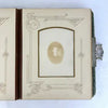 Victorian Blue Velvet Photo Album - Empty