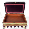 Victorian Bovine Horn Sewing Box Foot Stool