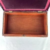 Victorian Bovine Horn Sewing Box Foot Stool