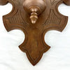 Victorian Carved Oak Wall Mount Humidor