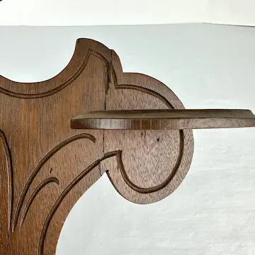 Victorian Carved Oak Wall Mount Humidor