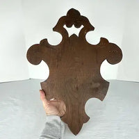 Victorian Carved Oak Wall Mount Humidor