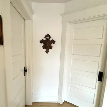 Victorian Carved Oak Wall Mount Humidor