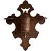 Victorian Carved Oak Wall Mount Humidor