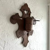 Victorian Carved Oak Wall Mount Humidor