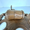 Victorian Carved Oak Wall Mount Humidor