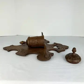 Victorian Carved Oak Wall Mount Humidor