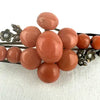 Victorian Coral and Seed Pearl Brooch