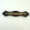 Victorian French Jet Mourning Bar Brooch with Seed Pearls