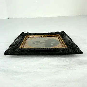 Rare Victorian Gutta Percha Picture Frame