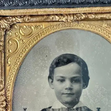 Rare Victorian Gutta Percha Picture Frame