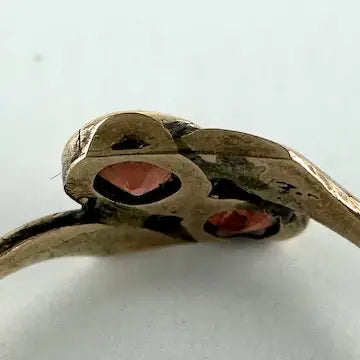 Victorian Modified 10k Gold Garnet Ring