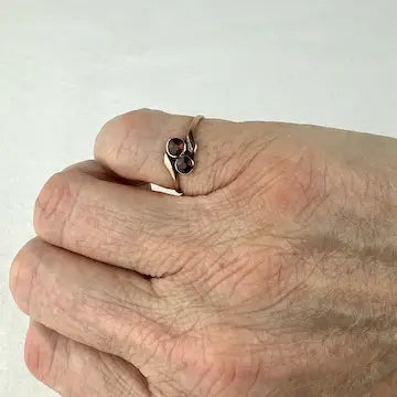 Victorian Modified 10k Gold Garnet Ring