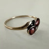 Victorian Modified 10k Gold Garnet Ring