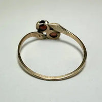 Victorian Modified 10k Gold Garnet Ring