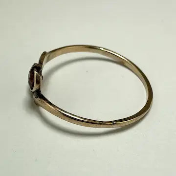 Victorian Modified 10k Gold Garnet Ring