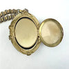 Victorian Revival Cameo Locket Necklace on a Book Chain