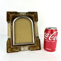 Victorian Velvet and Silk Picture Frame