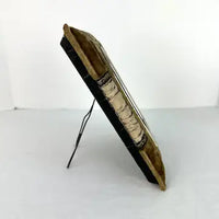 Victorian Velvet and Silk Picture Frame