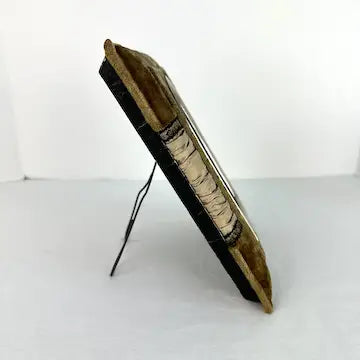 Victorian Velvet and Silk Picture Frame