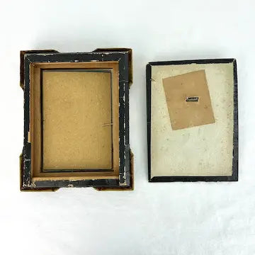 Victorian Velvet and Silk Picture Frame