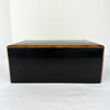 Victorian Wood Marquetry Sewing Vanity Box with 2 Fragrance Bottles