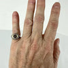 Vintage 10k Gold Filigree Garnet Ring