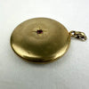 Vintage 10k Gold Locket with Incised Star