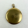 Vintage 10k Gold Locket with Incised Star