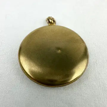 Vintage 10k Gold Locket with Incised Star