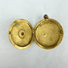 Vintage 10k Gold Locket with Incised Star