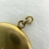 Vintage 10k Gold Locket with Incised Star