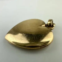 Vintage 10k Gold Monogrammed Heart Locket