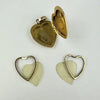 Vintage 10k Gold Monogrammed Heart Locket