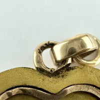 Vintage 10k Gold Monogrammed Heart Locket